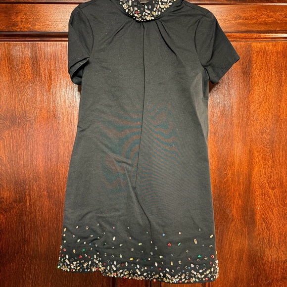 STAUD Ilana dress black/silver, NWT size small - Picture 5 of 8